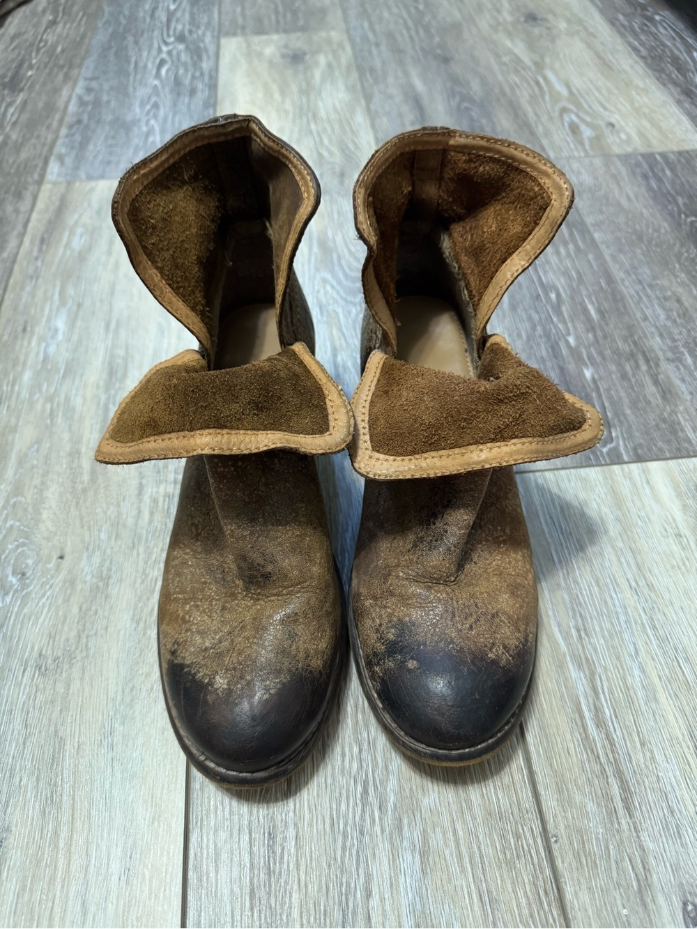 Diba True Walnut Grove Tan Vintage Ankle Boot - Picture 3 of 5